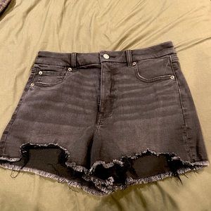 American Eagle Size 10 Next Level Stretch Black Shorts